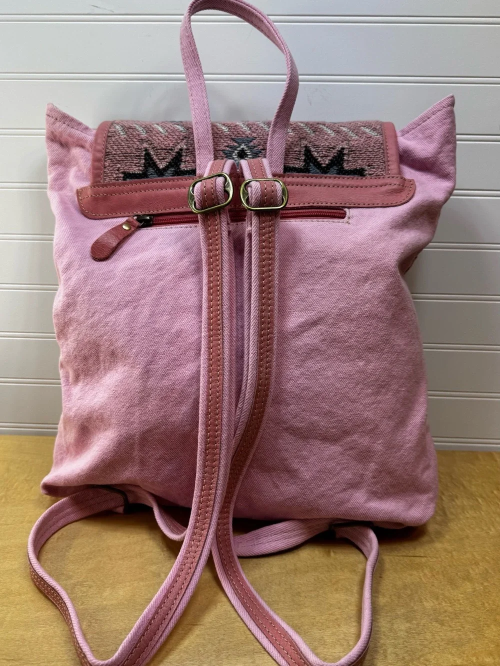 Myra Bag Suzanna Trail Geometric Woven Pink Western Patterned Women’s Backpack